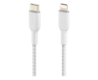Belkin Kabel USB-C na Lightning, w oplocie, 2m, biały - 1330477 - zdjęcie 2